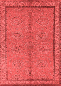 Oriental Red Industrial Rug, urb3081red