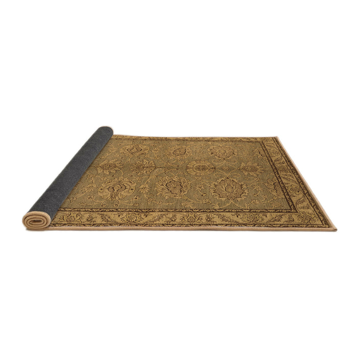 Sideview of Oriental Brown Industrial Rug, urb3081brn