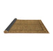 Sideview of Oriental Brown Industrial Rug, urb3081brn