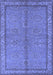 Oriental Blue Industrial Rug, urb3081blu