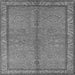 Square Oriental Gray Industrial Rug, urb3081gry