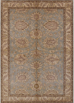 Mid-Century Modern Sienna Brown Oriental Rug, urb3081