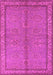 Oriental Pink Industrial Rug, urb3081pnk