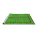 Sideview of Machine Washable Oriental Green Industrial Area Rugs, wshurb3081grn