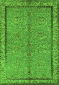 Oriental Green Industrial Rug, urb3081grn