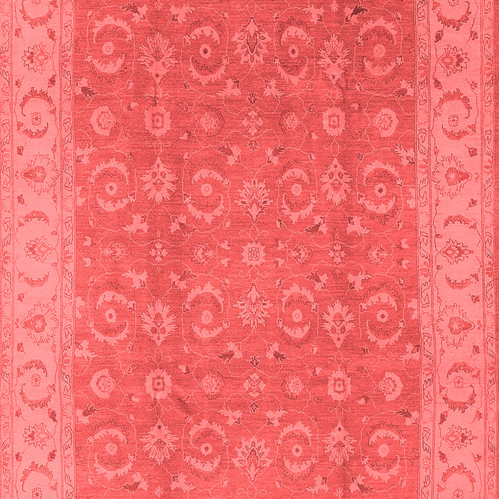Machine Washable Oriental Red Industrial Rug, wshurb3082red