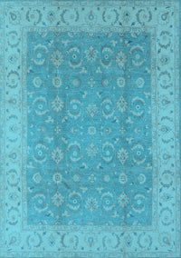 Oriental Light Blue Industrial Rug, urb3082lblu