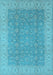 Oriental Light Blue Industrial Rug, urb3082lblu