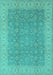 Oriental Turquoise Industrial Rug, urb3082turq