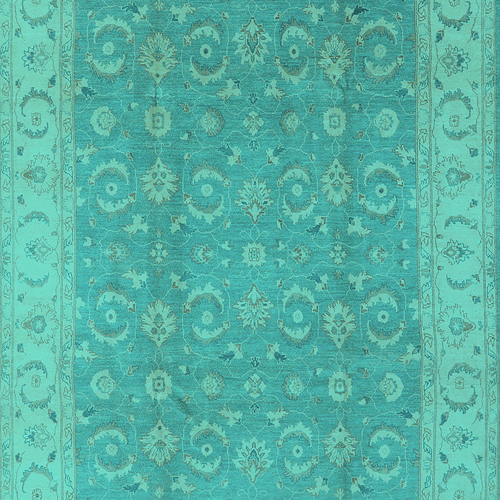 Oriental Turquoise Industrial Rug, urb3082turq