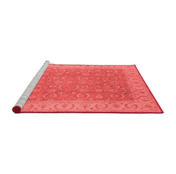 Industrial Red Washable Rugs