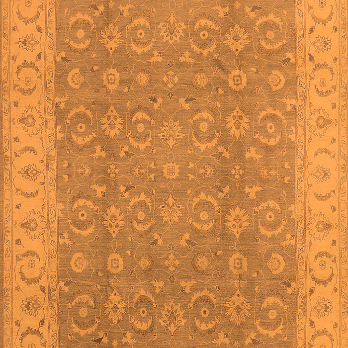 Machine Washable Oriental Orange Industrial Area Rugs, wshurb3082org