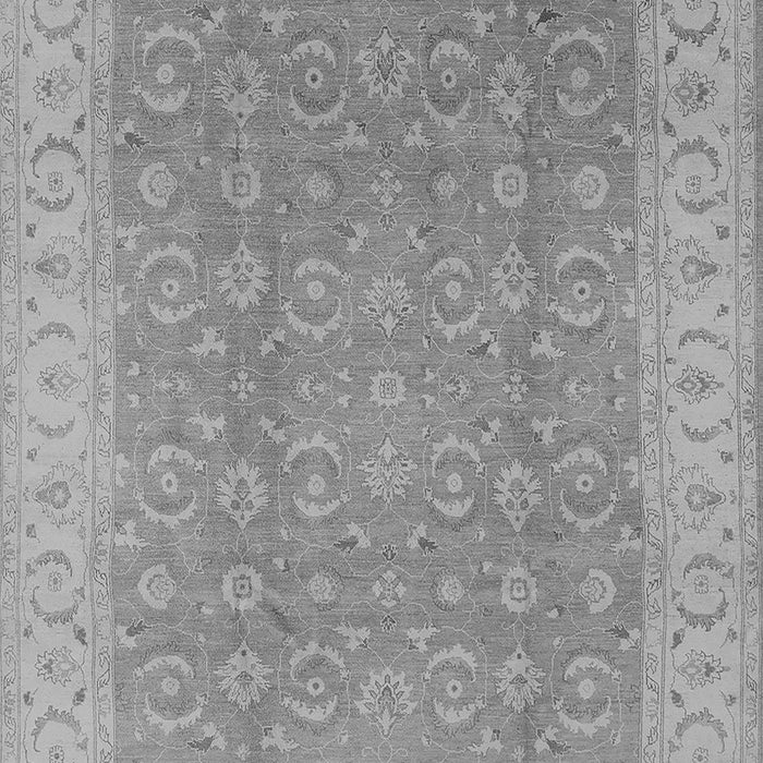 Machine Washable Oriental Gray Industrial Rug, wshurb3082gry