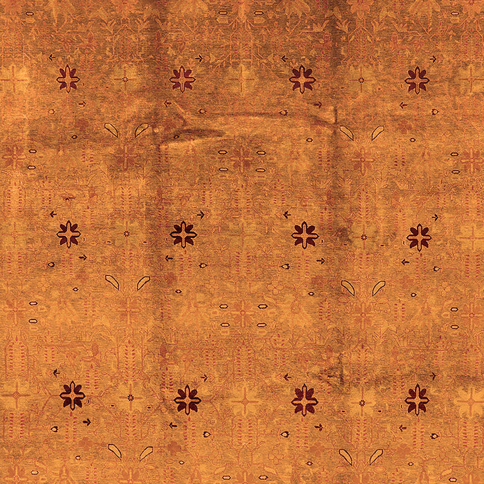 Oriental Orange Industrial Rug, urb3083org