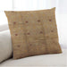 Lifestyle Image of Mid-Century Modern Urban Square Orange Gold Gold Throw Pillow, 18 inch by 18 inch, pwurb3083