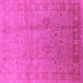 Square Oriental Pink Industrial Rug, urb3084pnk