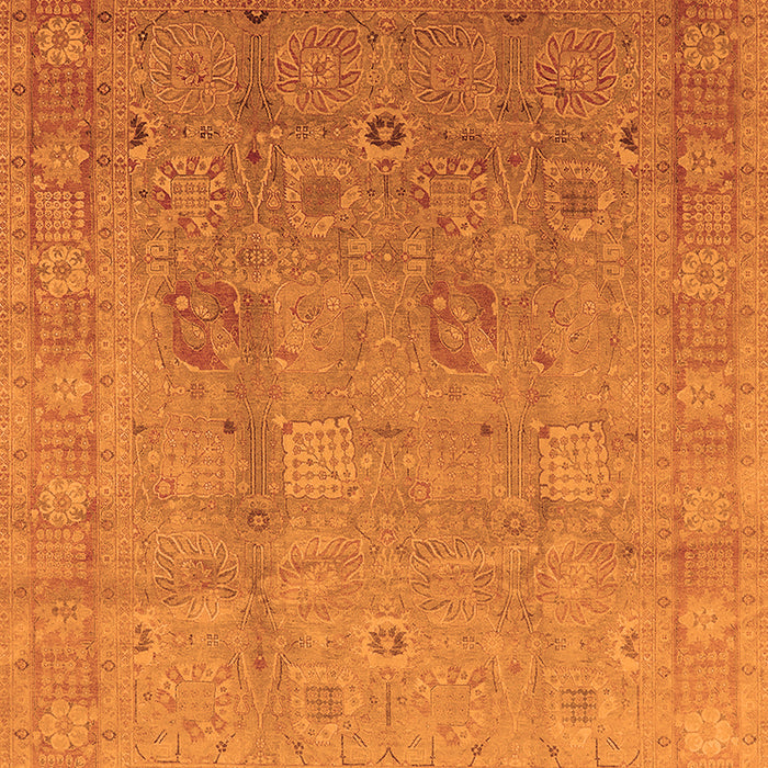 Machine Washable Oriental Orange Industrial Area Rugs, wshurb3084org