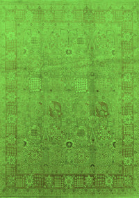 Oriental Green Industrial Rug, urb3084grn