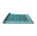 Sideview of Oriental Light Blue Industrial Rug, urb3085lblu