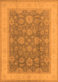 Oriental Orange Industrial Rug, urb3085org