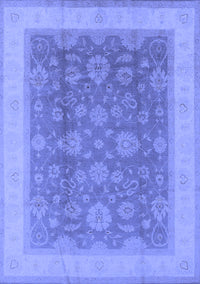 Oriental Blue Industrial Rug, urb3085blu