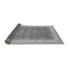 Sideview of Oriental Gray Industrial Rug, urb3085gry