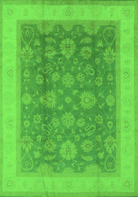 Oriental Green Industrial Rug, urb3085grn