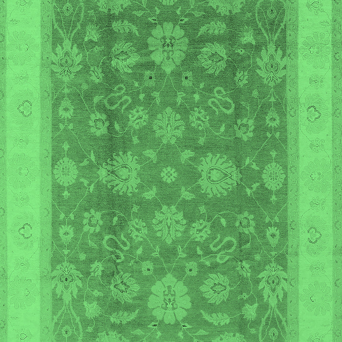 Oriental Emerald Green Industrial Rug, urb3085emgrn