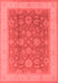 Oriental Red Industrial Area Rugs