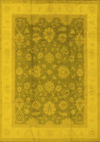 Oriental Yellow Industrial Rug, urb3085yw