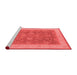 Industrial Red Washable Rugs