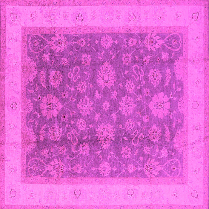 Square Oriental Pink Industrial Rug, urb3085pnk