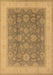 Machine Washable Oriental Brown Industrial Rug, wshurb3085brn