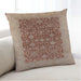 Lifestyle Image of Mid-Century Modern Urban Square Chestnut Red Throw Pillow, 18 inch by 18 inch, pwurb3086