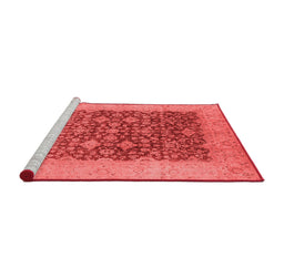 Industrial Red Washable Rugs