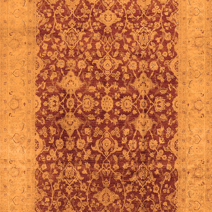 Machine Washable Oriental Orange Industrial Area Rugs, wshurb3086org