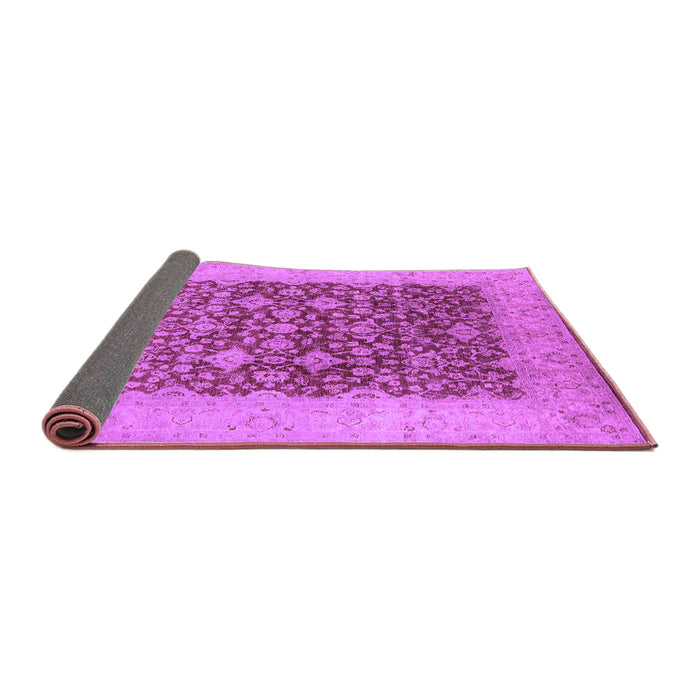 Sideview of Oriental Purple Industrial Rug, urb3086pur