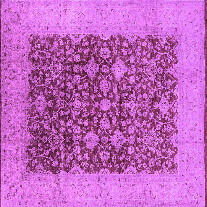 Square Oriental Purple Industrial Rug, urb3086pur