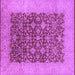 Square Oriental Purple Industrial Rug, urb3086pur