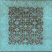 Square Oriental Light Blue Industrial Rug, urb3086lblu