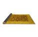 Sideview of Oriental Yellow Industrial Rug, urb3086yw