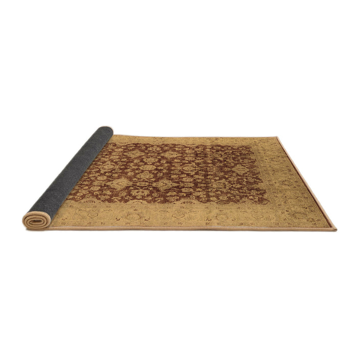 Sideview of Oriental Brown Industrial Rug, urb3086brn