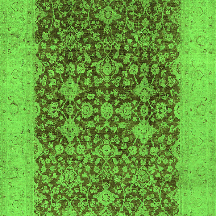 Oriental Green Industrial Rug, urb3086grn
