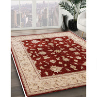 Mid-Century Modern Red Oriental Rug, urb3087