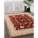 Machine Washable Industrial Modern Red Rug in a Family Room, wshurb3087