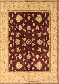 Oriental Brown Industrial Rug, urb3087brn