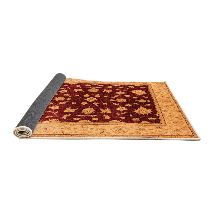 Sideview of Oriental Orange Industrial Rug, urb3087org
