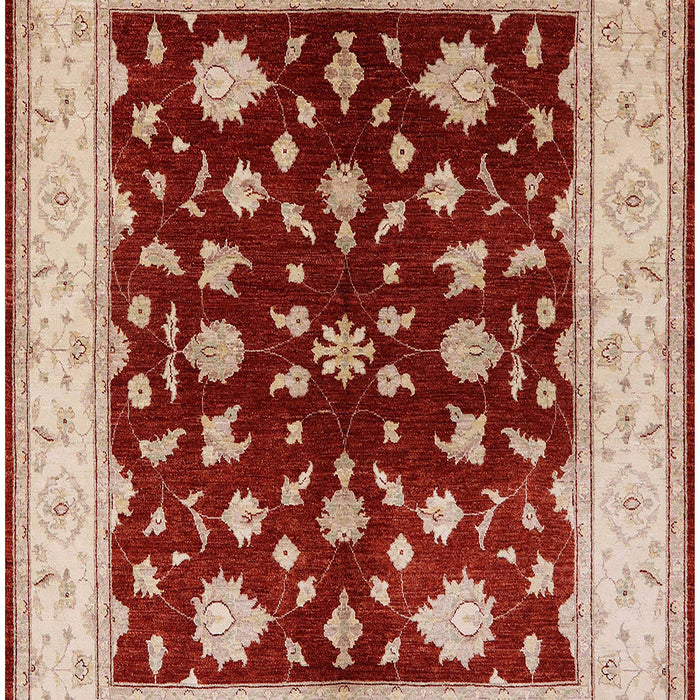 Mid-Century Modern Red Oriental Rug, urb3087