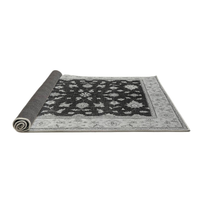 Sideview of Oriental Gray Industrial Rug, urb3087gry