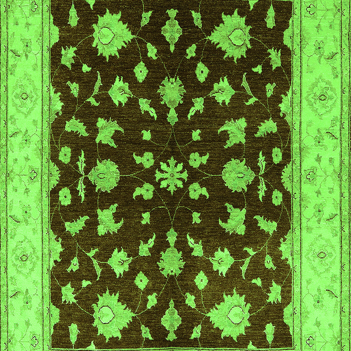 Oriental Green Industrial Rug, urb3087grn